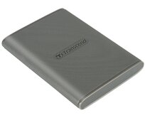 Transcend ESD360C 2TB, USB 20Gbps Type C, Externí SSD disk (3D NAND flash), kompaktní rozměry, šedý