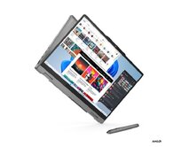 Lenovo IdeaPad 5 2-in-1 14AHP9 Ryzen 5 8645HS/AI/16GB/SSD 1TB/14"/WUXGA/OLED/400nitů/60Hz/touch/Pero/FPR/bez OS/stříbrná