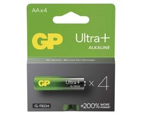 GP AA Ultra Plus, alkalická (LR6) - 4 ks