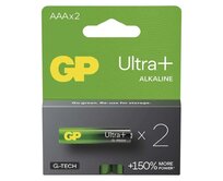 GP AAA Ultra Plus, alkalická (LR03) - 2 ks