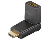 PremiumCord HDMI adapter 19pin Female - 19pin Male otočná, pozlacená