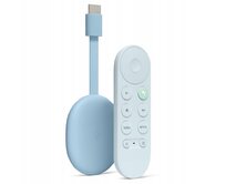 Google Chromecast 4 (with Google TV controller) - blue