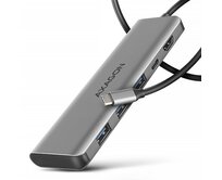 AXAGON HMC-5H, USB 5Gbps hub, 3x USB-A, HDMI 4k/30Hz, PD 100W, kabel USB-C 100cm