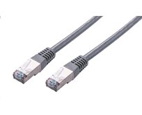 C-TECH Kabel patchcord Cat5e, FTP, šedý, 0,25m