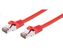 C-TECH Kabel patchcord Cat6, FTP, červený, 1m