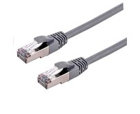 C-TECH Kabel patchcord Cat6a, S/FTP, šedý, 2m