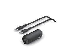 Belkin BOOSTCHARGE™ 30W USB-C Power Delivery PPS nabíječka do auta + 1m USB-C na USB-C kabel, černá