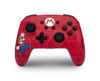 PowerA Enhanced Nabíjecí bezdrátový herní ovladač pro Nintendo Switch - Super Mario Here We Go