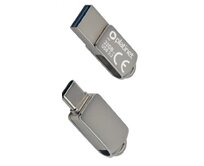 PLATINET flashdisk USB 3.2 METAL WATERPROOF DUAL USB-C USB-A 32GB 