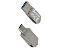 PLATINET flashdisk USB 3.2 METAL WATERPROOF DUAL USB-C USB-A 64GB