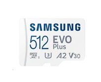 Samsung EVO Plus/micro SDXC/512GB/160MBps/UHS-I U3 / Class 10/+ Adaptér