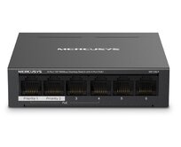 MERCUSYS MS106LP - 6portový stolní switch 10/100 Mb/s se 4 porty PoE+