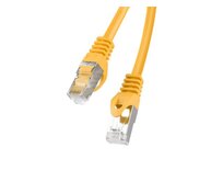 LANBERG Patch kabel cat6 FTP 15m žlutý Fluke Passed