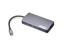 Lenovo Dock CONS - Lenovo 150 - USB-C Travel (100W max), 1x USB-C, 3x USB-A, 1x HDMI, 1x VGA, 1x RJ45, 1x TF/SD čtečka