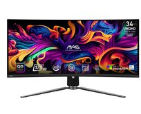 MSI Gaming monitor MAG 341CQP QD-OLED, 34,18" QD-OLED zakřivený/3440x1440 (UWQHD)/175Hz/0,03ms/2xHDMI/DP/USB-C/3xUSB/Výškově nast.