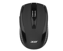 Acer myš bezdrátová MX202 Black - RF 2.4 GHz dongle,1000/1200/1600dpi,6 tlačítek,54g (bez baterií), retail pack