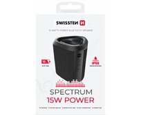 SWISSTEN BLUETOOTH REPRODUKTOR SPECTRUM 15 W ČERNÝ