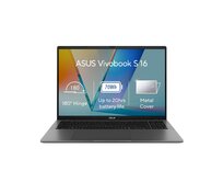 ASUS Vivobook S16 - Intel Ultra 5 Processor 225H/16GB/512GB SSD/16"/WUXGA/IPS/2y PUR/Win 11 Home/šedá