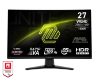 MSI Gaming monitor MAG 274CXF 27" Rapid VA zakřivený/FHD/280Hz/0,5ms/2xHDMI/DP/černá