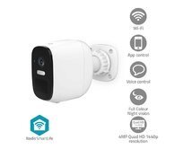 Nedis WIFICBO32WT - SmartLife Venkovní Kamera | Wi-Fi | 4MP Quad HD 1440p | IP66 | Cloud / Micro SD | 5 V DC | Noční vid