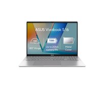 ASUS Vivobook S16 - Intel Ultra 7 Processor 255H/16GB/1TB SSD/16"/WUXGA/IPS/2y PUR/Win 11 Home/stříbrná