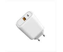 PLATINET sítová nabíječka 30W PD USB-A USB-C bílá