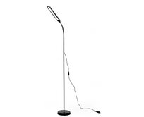PLATINET stojací lampa SIGNUS 10W 84 LED 500 lumenů, černá, výška 150cm