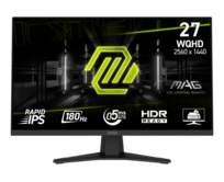 MSI Gaming monitor MAG 274QF 27" Rapid IPS/2560x1440 WQHD/180Hz/0,5ms/2xHDMI/DP/černá