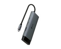 TP-Link UH7020C Hub USB typu C 7v1, HDMI 4K při 60 Hz, SD a microSD UHS-I, 100W Power Delivery, 1× USB-C, 2× USB-A