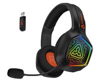 CONNECT IT BIOHAZARD Blast herní bezdrátová sluchátka s mikrofonem,RGB pods.,BT/2,4GHz/Jack+USB-C/ČERNÁ