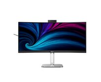 Philips LCD 34B2U6603CH 34" zakřivený VA/3440x1440@120Hz/4ms/500cd/2xHDMI/DP/6xUSB/USB-C dock/RJ45/Webcam/Repro/HAS/VESA
