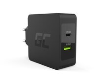 Green Cell Charger USB-C 45W PD with cable USB-C and extra USB port for Asus ZenBook, HP Spectre, HP Envy x2 and others