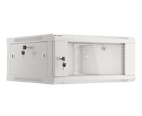 LANBERG RACKOVÁ SKŘÍŇ 19" PRO MONTÁŽ NA STĚNU 4U/600X600 (v rozloženém stavu) V2 ŠEDÁ 