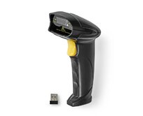 Nedis BSCNW1D100BK - Čtečka čárových kódů| Laser | Bezdrátové |1D lineární | Napájení z baterie / Napájení z USB