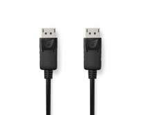 Nedis CCGL37010BK20 - Displayport kabel | DisplayPort Zástrčka | DisplayPort Zástrčka | 4K@60Hz | 2.00 m | Černá