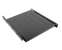 LANBERG 19" POSUVNÁ POLICE 1U/463X550MM MAX. NOSNOST DO 60 KG ČERNÁ 