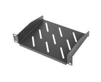 LANBERG 10" PEVNÁ POLICE 1U/254X180MM MAX. NOSNOST DO 20 KG ČERNÁ