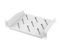 LANBERG 10" PEVNÁ POLICE 1U/254X180MM MAX. NOSNOST DO 20 KG ŠEDÁ