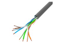 LANBERG LAN KABEL CAT.5E UTP 305M PEVNÝ CU ČERNÝ FLUKE