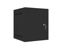 LANBERG RACKOVÁ SKŘÍŇ 10" PRO MONTÁŽ NA STĚNU 6U/280X310 PRO VLASTNÍ MONTÁŽ S KOVOVÝMI DVEŘMI ČERNÁ (PLOCHÉ BALENÍ)