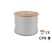 LANBERG LAN KABEL CAT.6 305M PEVNÝ CCA ŠEDÝ FLUKE PASSED