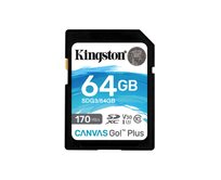 KINGSTON 64GB SDXC Canvas Go Plus Gen4 200MB/s C10 UHS-I U3 V30