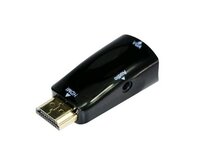 GEMBIRD redukce HDMI na VGA + Audio, M/F, černá