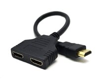 GEMBIRD Dat přepínač HDMI splitter, pasivní, kabel, 2 cesty