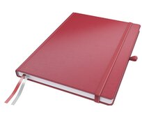 LEITZ Zápisník Complete, A4, linka, červená