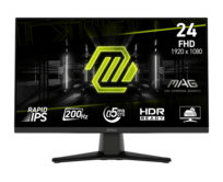 MSI MAG 242F gaming monitor 23,8" Rapid IPS/FHD/200Hz/0,5ms/HDMI/DP/černá