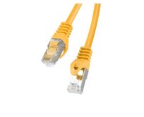 LANBERG Patch kabel cat6 FTP 2m žlutý Fluke Passed