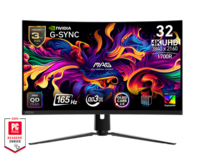 MSI MAG 321CUP QD-OLED Gaming monitor 31,5" QD-OLED zakřivený/UHD/165Hz/0,03ms/2xHDMI/DP/USB-C/výšk.nast./černá