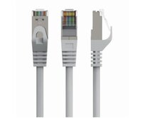 GEMBIRD Patch kabel S/FTP Cat. 6A LSZH, 0,5 m, šedý