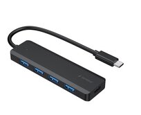 GEMBIRD Rozbočovač USB 3.1 (Gen 1) typu C Gembird, 4portový